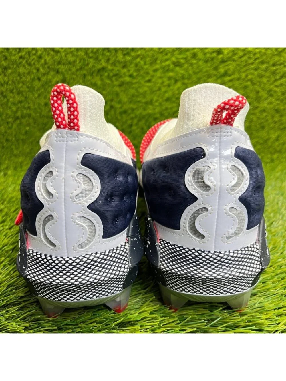Under Armour Bryce Harper 8 Low ST USA Mens Size 13 White Red Baseball Cleats
